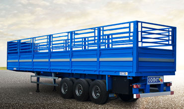 La semi-remorque Plateau COMET est disponible en Tunisie, Alg&eacute;rie et en  Afrique : C&ocirc;te D'ivoire, S&eacute;n&eacute;gal, Mali, Burkina-Faso, B&eacute;nin, Ghana, Niger, Cameroun, Togo ...