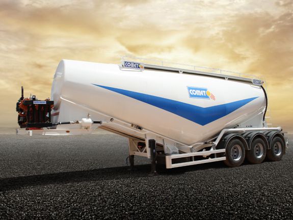 La semi-remorque citerne &agrave; ciment  COMET est disponible en plusieurs mod&egrave;les et volumes. On distingue deux grandes familles : la citerne en V&eacute; et